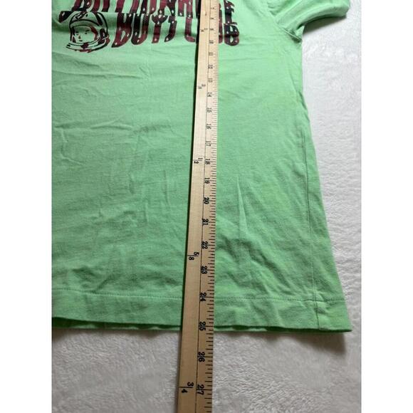 Billionaire Boys Club BBC Logo Lime Green T-Shirt Size Small - Picture 6 of 6